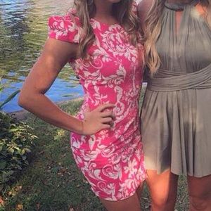 Miss Holly pink dress